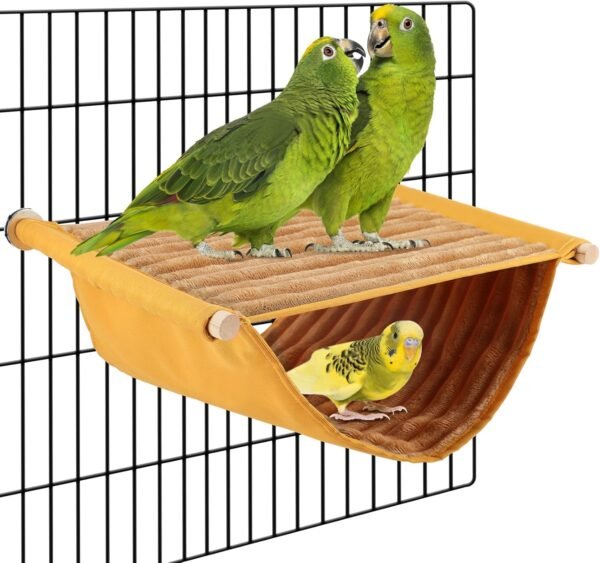 Large Yellow Hanging Nest-Style Hammock Bed